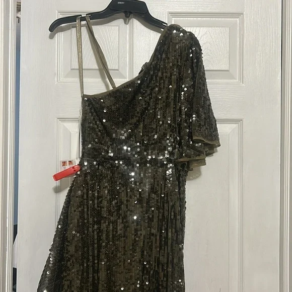 MAC DUGGAL Olive Dress 93662 NWT - Picture 9 of 10